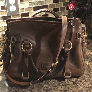Dooney & Bourke Brown Florentine Small Satchel